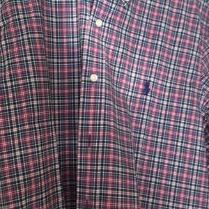 Men polo dress shirt (m)